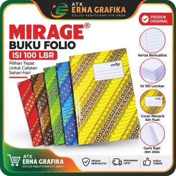 BUKU FOLIO ISI 100 LBR MIRAGE